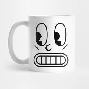 Black Surprise Emoji Mug